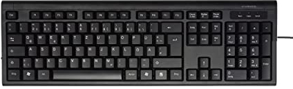 Vivanco 36641 IT-KB USB/PS2 schwarz