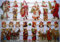 Glanzbilder Weihnachten Weihnachtsmann Rentier EF 7331 Oblate Posiebilder Scrapbook Deko GWI 448