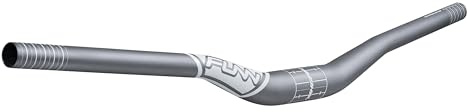 Funn Kingpin Riser Lenker, Klemme 35mm, Breite 785mm, Rise 30mm (Grau) | Alu, wenig Backsweep, für Trail, Enduro, XC, Freeride, MTB, BMX und Straße