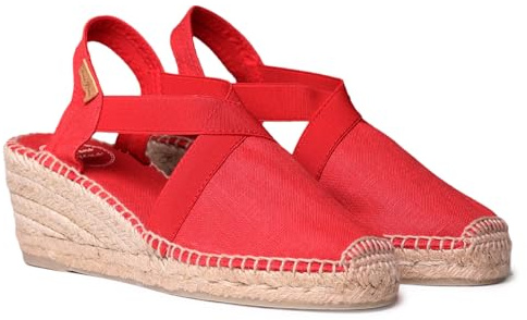Toni Pons Linen Espadrille - TER 37 RED