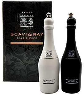 Mixcompany.de Bar & Glas Food Shaker - Salz + Pfeffer Streuer, Edelstahl, Zylindrisch