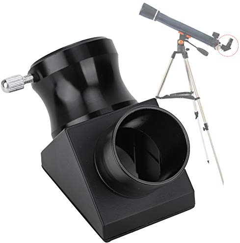 Bindpo 1.25Inch 90 Degree Diagonal Mirror, DIY Homemade Astronomical Telescope Accessories, Optical Lens Steering Zenith Mirror, Refraction Diagonal Adapter for Astronomical Telescope