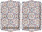 BOHORIA® Premium Design Serviertablett - Dekorative Servierplatten für Glas, Tassen, Schälchen auf ihrem Holz-, Glas- oder Stein-Esstisch (Marrakech 2er Set)