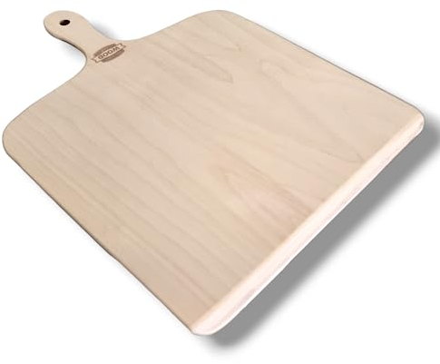 Wood Lab 5x Pizzaschieber aus Birkenholz 30 x 41 x 7 mm, Glatte Oberfläche, Pizzaschaufel,Pizzabrett,Brotbrett,Flammkuchenbrett (5)