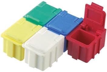Licefa Kleinteilebox, ABS Grün, 21mm x 29mm x 22mm