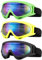 SixYard Ski Goggles, Motorcycle Goggles, 3 Pack Snowboard Snow Goggles for Men Women Adult Youth (Style 3)