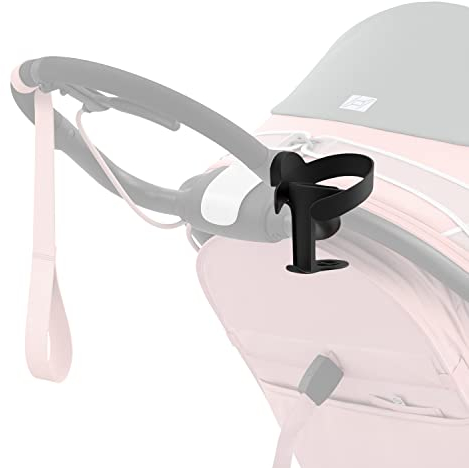 Cybex 2-in-1 Getränkehalter für Jogger-Kinderwagen AVI, Handy- und Flaschenhalter, Schwarz