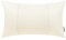 BRAWARM Cremefarbener Leder-Kissenbezug, 30,5 x 50,8 cm – Lendenkissenbezug aus Kunstleder mit Paspelierung, handgenähtes Lederkissen für Couch, Sofa, Bett, Wohnzimmer, Heimdekoration