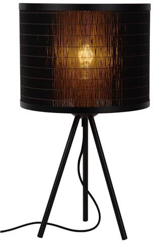 LUCIDE TAGALOG - Tischlampe - Ø 26 cm - 1xE27 - Schwarz