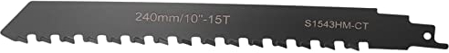 Sirxlevcy Lame de scie en carbure de tungstène pour couper le béton poreux, le ciment de fibres, la brique 240 mm/9,45 mm