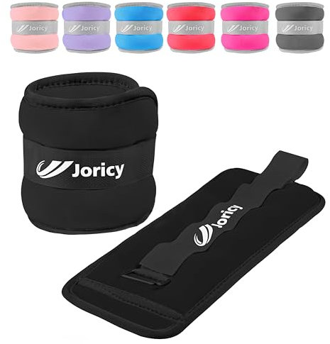 Poids Cheville Poids de Poignet Poids pour Cheville 3 kg la Paire Poids Poignets pour Perte de Poids, Bracelets Lestés pour Exercice Marche Jogging Poids Musculation 2 × 1,5 kg Noir
