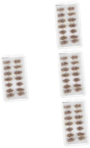 EXCEART Static Grass Tufts Für Miniaturlandschaften Realistische Grüne Grasbüschel Für Modelleisenbahn Tabletop-Spiele Und DIY Sandtische Hochwertige Kunstgräser Für Kreative