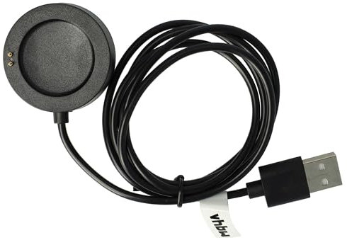vhbw Station de Charge USB Compatible avec Xiaomi Watch S2 46mm, 42mm Montre connectée - Chargeur Support avec câble, 102 cm Noir