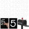 50 Stück Zahlen Aufkleber 5cm Große Briefkasten Number Stickers 0–9 Selbstklebend Wetterfest Klebezahlen Weißer Aufkleber Zahlen für Haus Geschäft Adressschild Fenster Haustür 5cm