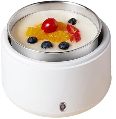 QUTBAG 20W Fully Automatic Yogurt Maker, Multifunctional Yoghurt Maker Machine with 1L Stainless Steel Liner, for DIY Homemade Fresh Healthy Desserts