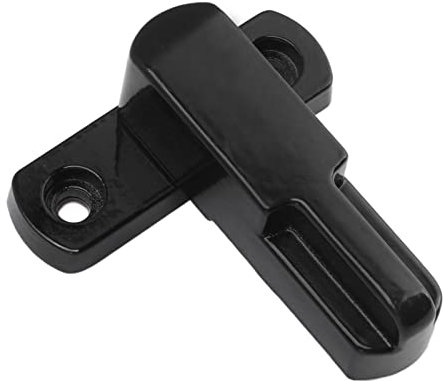 Sash Blocker Window Jammer Aluminum Alloy T Type Door Window Restrictor Lock Window Latch Sash Lock (Black)
