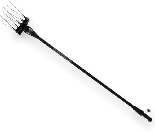 Briconess.com Abbacchiatore Elettrico per ulivi 270W oscillante con pettini Carbonio Asta Alluminio prolunga e Cavo 15m