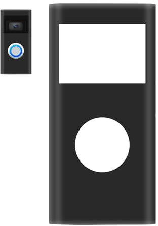 Silicone Skin Case Cover Compatible with Ring Video Doorbell (2nd Gen & Battery Doorbell Plus), Silicone Cover Durable, Weather, UV, Rain Resistant