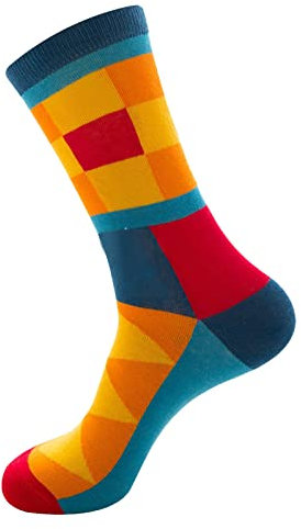 6 Paar Tischtennis-Ahornblätter für den Heimsport, lässige Baumwollsocken Damen Socken Weihnachten (E, One Size)