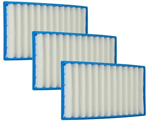 vhbw 3x filtro compatibile con Dyson DC02 Standard aspirapolvere - filtro HEPA bianco/blu