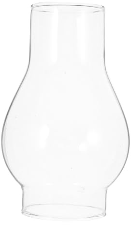 Vintage Glas Lampenglas Ersatz für Hurrikan Öllampen Weihnachten Feier