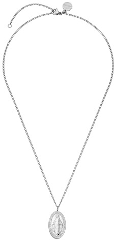 Purelei Spirit Kette – wasserfest & verstellbar | Edelstahlkette mit ovalem Medaillon-Anhänger | 14K/18K Vergoldung | Symbol für Schutz, Stärke & innere Ruhe