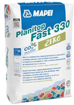 Malta Cementizia livellante Mapei Planitop Fast 330 Zero grigia 25kg