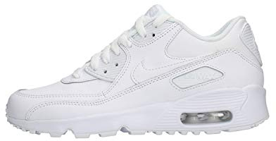Nike Nike Air Max 90 Ltr (gs), Jungen Traillaufschuhe, Weiß (White/White 100), 36 EU