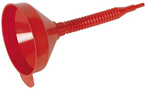 Sealey F2F Flexi-Spout Funnel Medium 200Mm With Filter