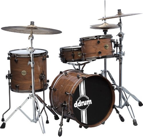 Ddrum pwse 418 NW Paladin 4-teiliges Drum Set Sound, natur Walnuss