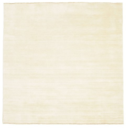 RugVista Handloom Fringes Teppich, 200 x 200 cm, Ivory