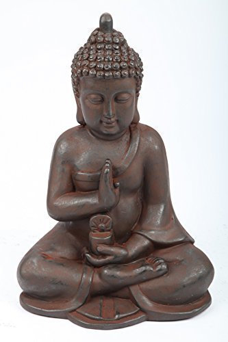 point-garden Buddha Gartenfigur sitzend 41 cm