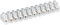 Lüsterklemme , transparent weiß 12er Reihe mit doppelter Schraubklemme LÜK 4 4mm² max.3A
