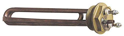 Grimac Heizkörper für Kaffeemaschine 2000W 230V Länge 200mm Breite 32mm Höhe 26mm Anschluss M4 Anschlusslänge 25mm Tauchheizkörper