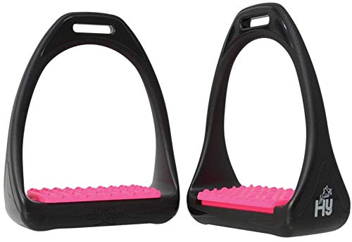 hyjump Steigbügel Compositi Reflex, Erwachsene 12,1cm,, Pink