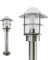 max K O M F O R T Aussenstandleuchte aus Edelstahl und Glas Standleuchte Gartenstandleuchte Pollerleuchte Wegeleuchte E27 251-500