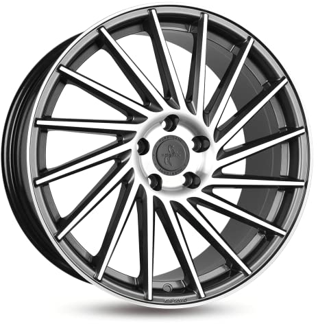 KESKIN KT17 PALLADIUM FRONT POLISH 8x18 ET30 5.00x5x112 Hub Hole 66.60 mm - Alu felgen