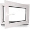 Kellerfenster - Kunststoff - Fenster - innen weiß/außen weiß - BxH: 90 x 60 cm - 900 x 600 mm - DIN Rechts - 2 fach Verglasung - 60 mm Profil