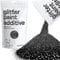 Hemway Glitter Paint Additive - Black | Metallic Flakes for Adding Sparkle to Paints & Wood Varnish | Add to Emulsion, Acrylic & Latex for Indoor Sparkly Walls | 100 g