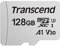 Transcend 128 GB microSDXC 300S Class 10 Memory Card with up to 95/45 MB/s (for Smartphones, Digital Camers and Nintendo Consoles) without SD Adapter TS128GUSD300S