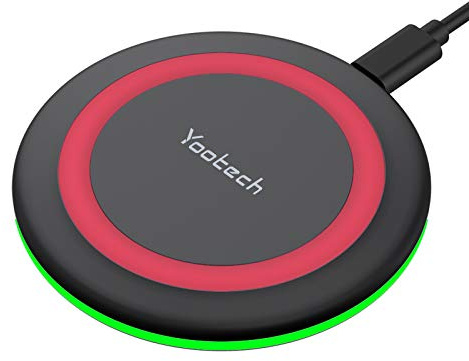 yootech Fast Wireless Charger, 7.5W Qi for iPhone 12/12 Mini / 12 Pro / 12 Pro Max/SE 2020 | Compatible with iPhone 17/17 Pro/17 Pro Max/Air/16/15/14/13/SE 2022/12/11,Samsung Galaxy S25/S24/S23,for AirPods Pro 3