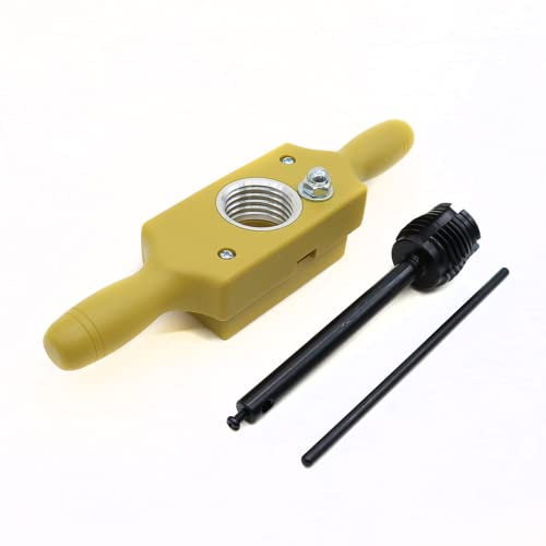 Taytools Macho de madera y matrices para rosca de rosca de polipropileno endurecida (1-1/2 pulgadas x 6 TPI)