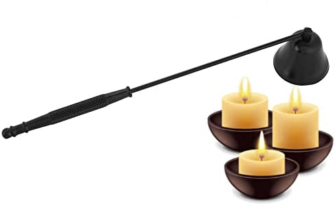 Hztyyier Kerzenlöscher, Kerze Docht Trimmer Mode Edelstahl Langen Griff Glockenförmige Kerze Snuffer Abdeckung Werkzeug(#1)