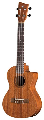 GEWA Tenor E-Akustik Ukulele Manoa Elektro - Korpus Sapelli - mit Cutaway - Natur seidenmatt - UCT-2 Preamp - inkl. gepolstertem Gig Bag - K-TE-CE