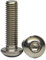 AGBERG - Tornillos de cabeza alomada M5 x 6 con hexágono interior - Tornillos de cabeza plana [50 unidades] de acero inoxidable A2 V2A, inoxidable - ISO 7380-1