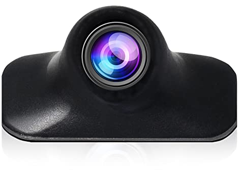 PARKVISION Telecamera Retromarcia con Obiettivo Girevole – Telecamera Laterale e Anteriore, Installazione con Nastro Adesivo, Funzione di Inversione Immagine, Senza Linea di Parcheggio