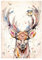 Diamond Painting Full Drill Kit Leinwand Crystal Art Kits für Erwachsene Easy Stitch nach Zahlen Hirsch und Vogel Strass Stickerei Zubehör Diamante Ornamente Wanddekoration 30x40cm / 12x16 Zoll