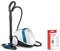 Polti Vaporetto Smart 100_B, Steam Cleaner, High Pressure Boiler 4 Bar, Kills and Eliminates 99.99 Percentage* of Viruses, Germs and Bacteria, Polti PAEU0094 Kalstop Anti-Scale Phials, White