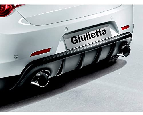 Motordrome Heckdiffusor kompatibel mit Alfa Romeo Giulietta 2010- (Doppelauspuff Links+Rechts) (ABS)