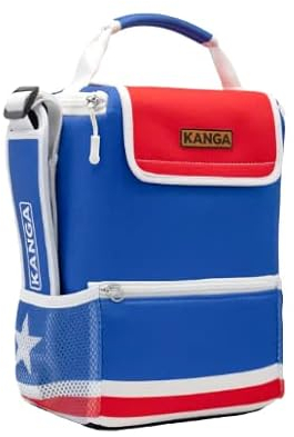 Kanga Bolsa térmica aislada – Bolsa térmica suave – Enfriador de bebidas de 6 o 12 latas de cerveza y seltzer – Aislamiento a prueba de fugas y durabilidad probada – Enfriador de bolsa Kanga – Capitán